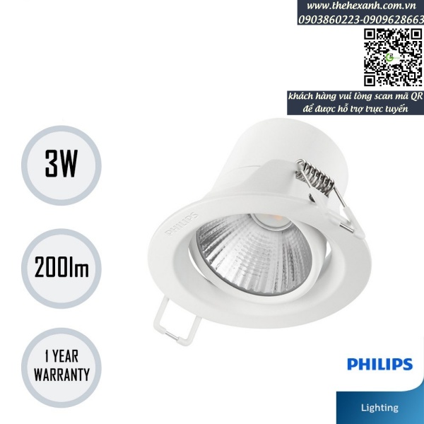 ĐÈN CHIẾU ĐIỂM PHILIPS-59751 KYANITE 3W