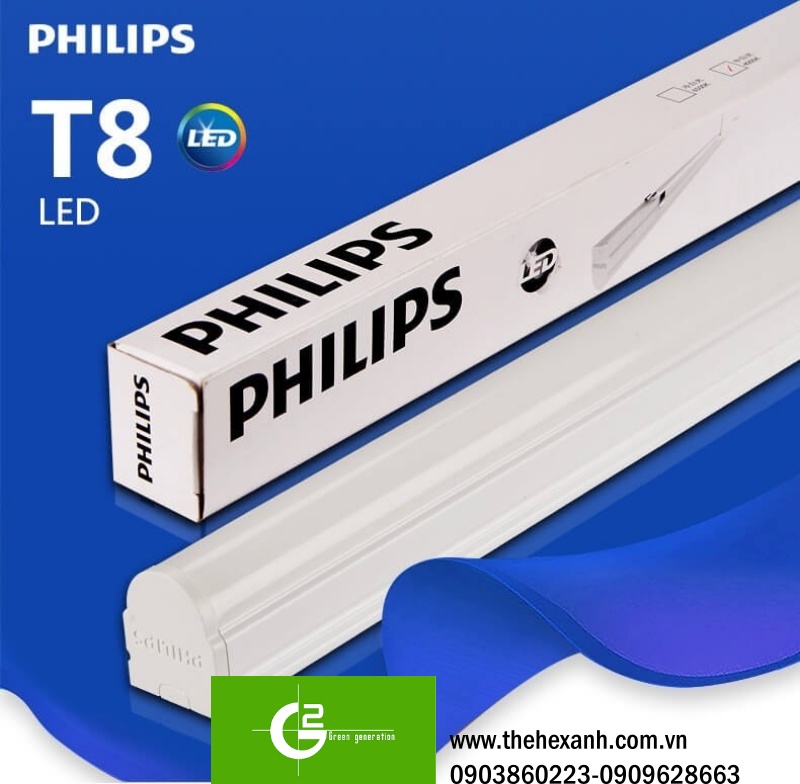 Máng Led T8 0,6m 8W BN016C LED8 4000K/6500K 220V