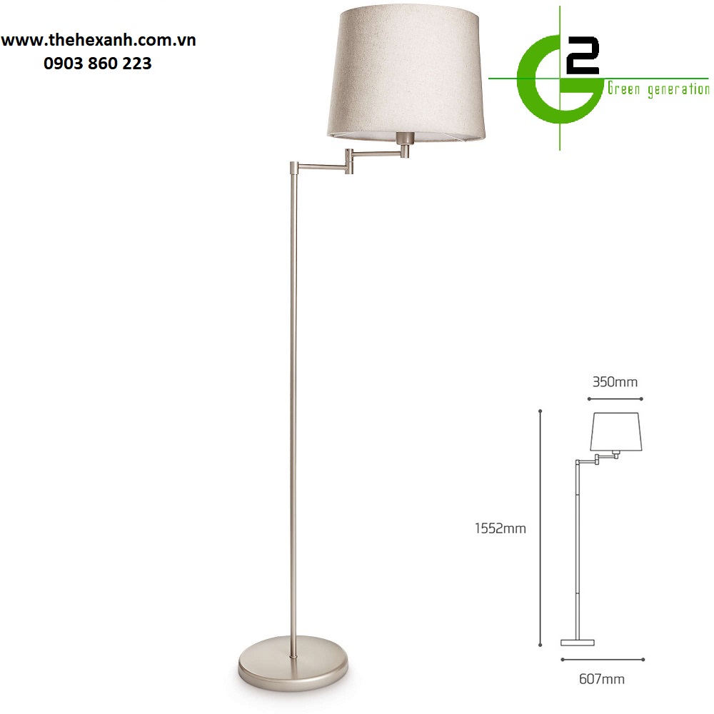 Đèn trang trí đứng Philips 36134 Donne Floor Lamp