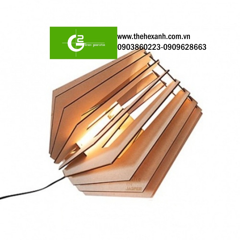 Đèn gỗ để bàn trang trí cực kỳ dễ thương DG043