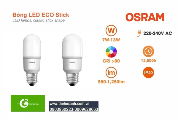 Thế Hệ Xanh nhà phân phối chính thức đèn chiếu sáng Ledvance Osram tại TPHCM và các tỉnh Miền Đông